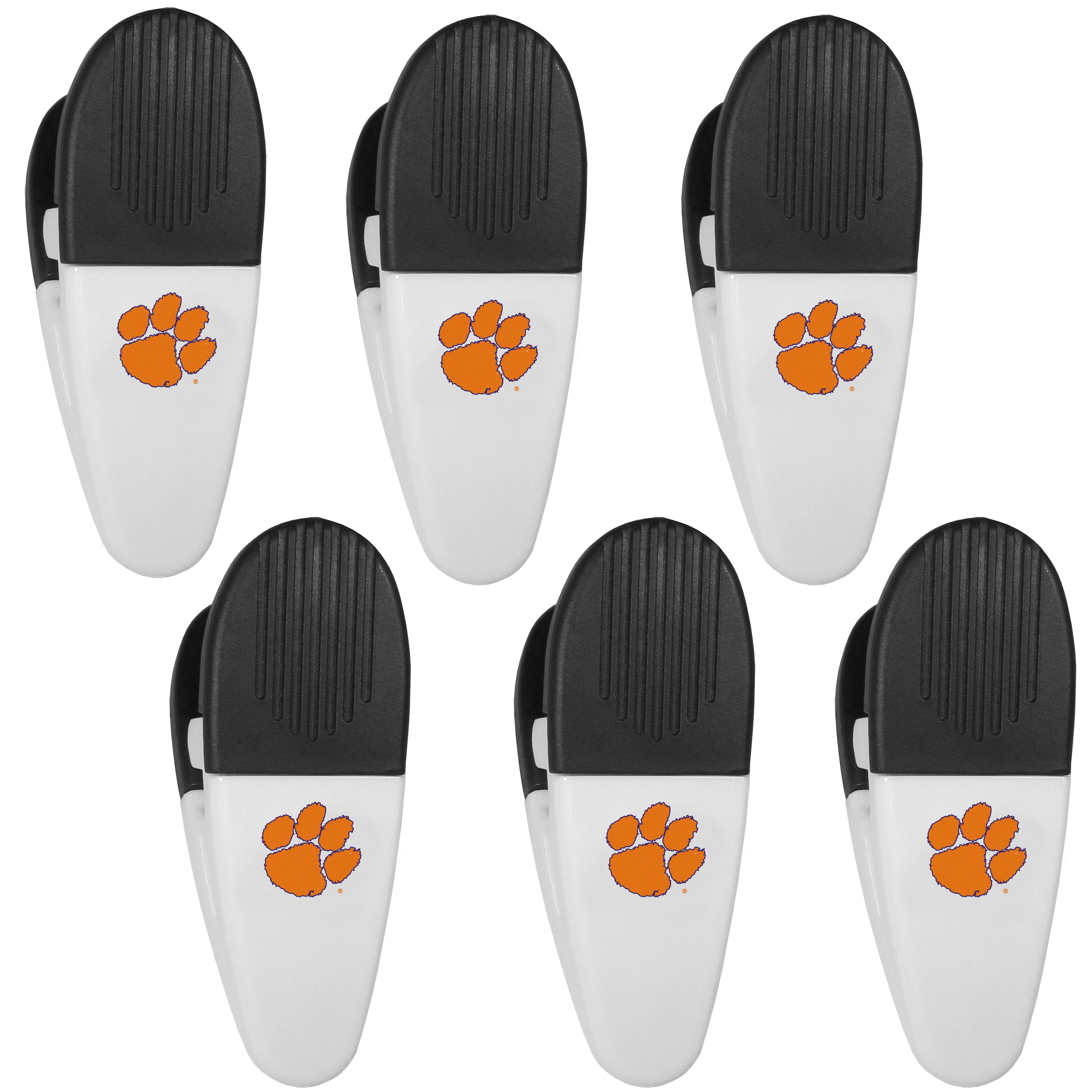 Clemson Tigers Chip Clip Magnets, 6pk