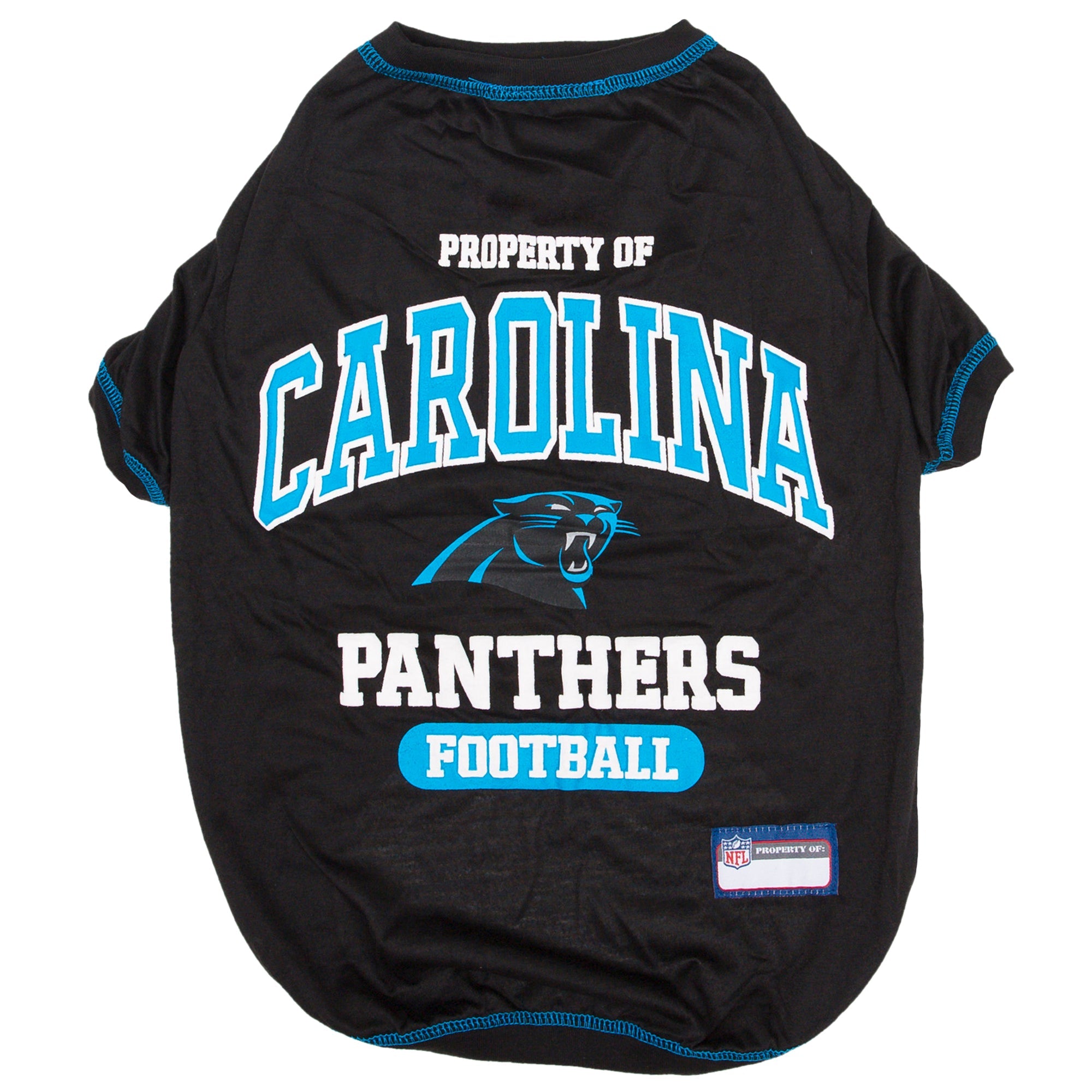 Carolina Panthers Dog Tee Shirt by Pets First - Sports Collectibles, Sports Memorabilia, Sports Fan Shop, Sports Gifts