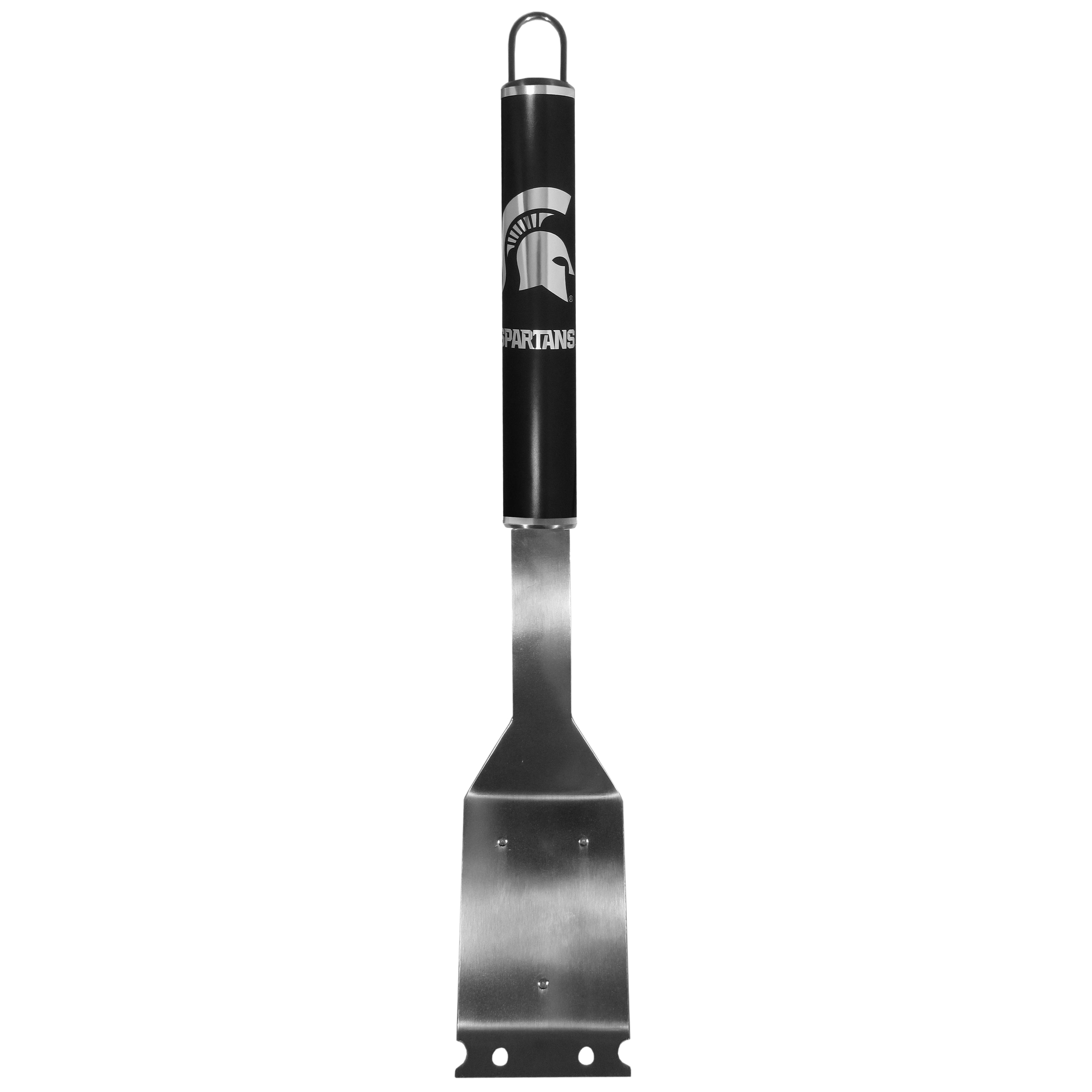 Michigan St. Spartans Grill Brush w/Scraper in Black