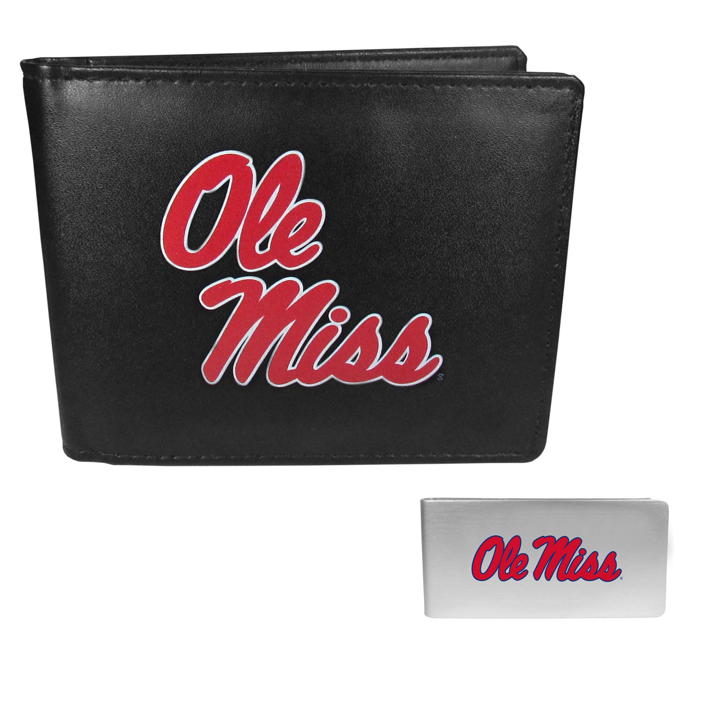 Mississippi Rebels Bi-fold Wallet & Money Clip