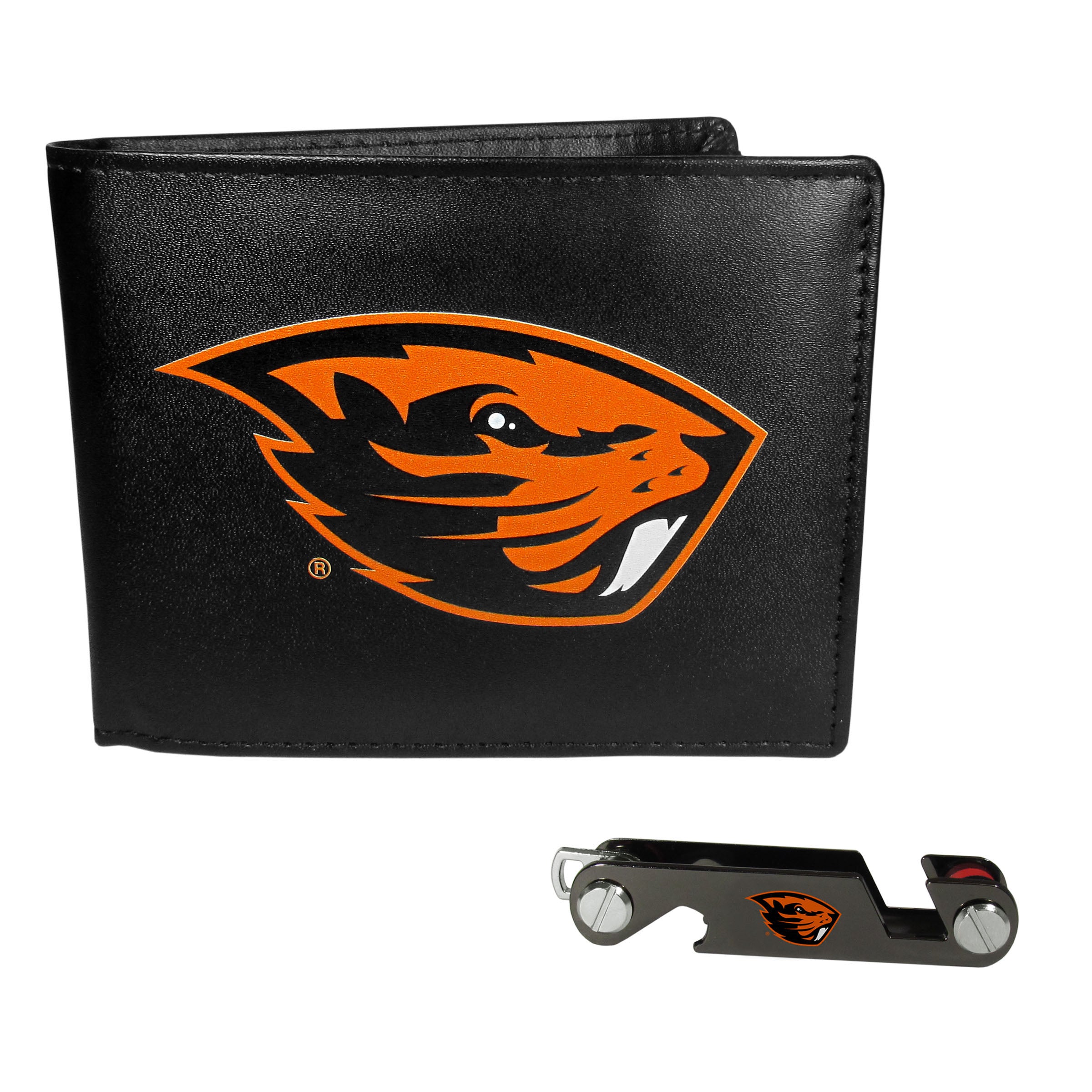 Oregon St. Beavers Bi-fold Wallet & Key Organizer