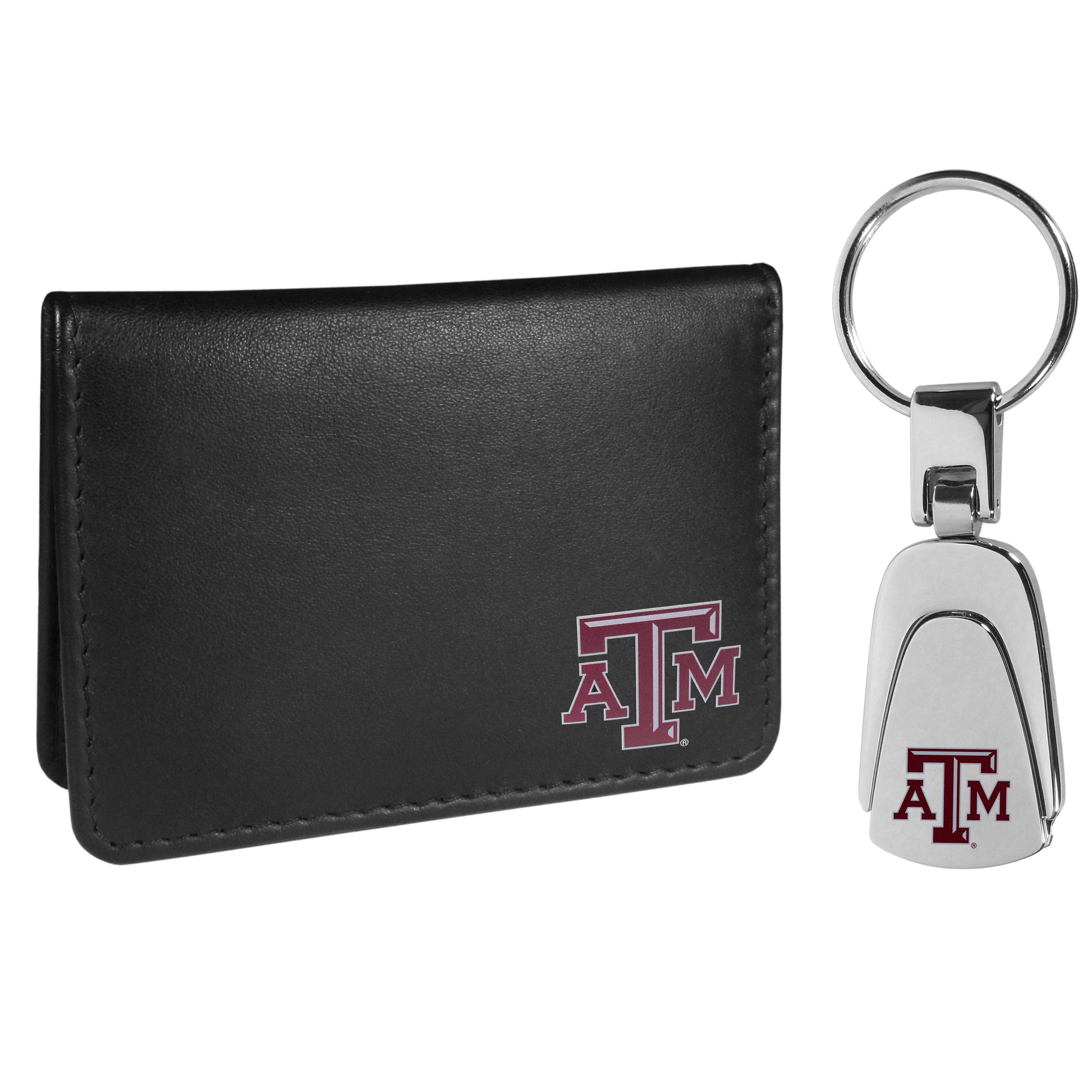Texas A & M Aggies Weekend Bi-fold Wallet & Steel Key Chain