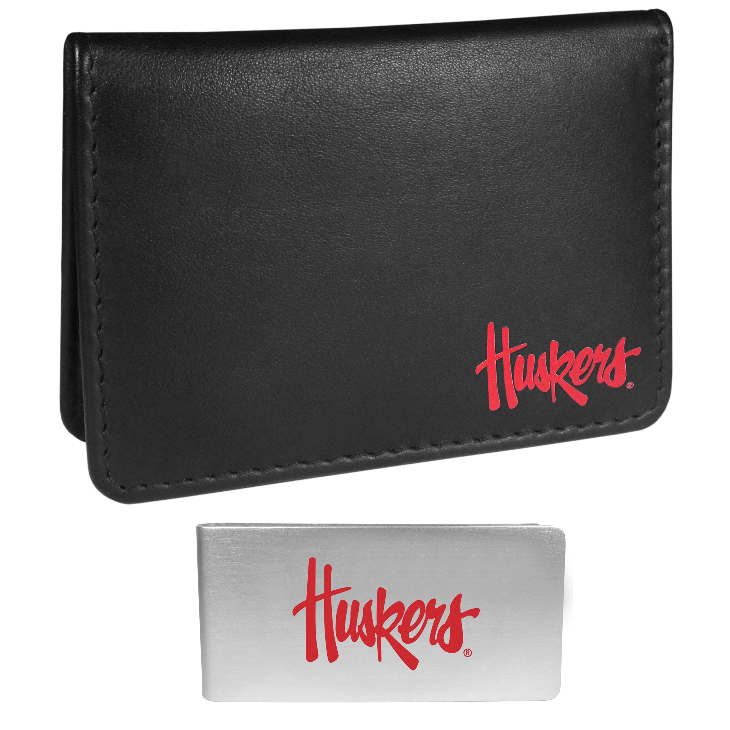 Nebraska Cornhuskers Weekend Bi-fold Wallet & Money Clip