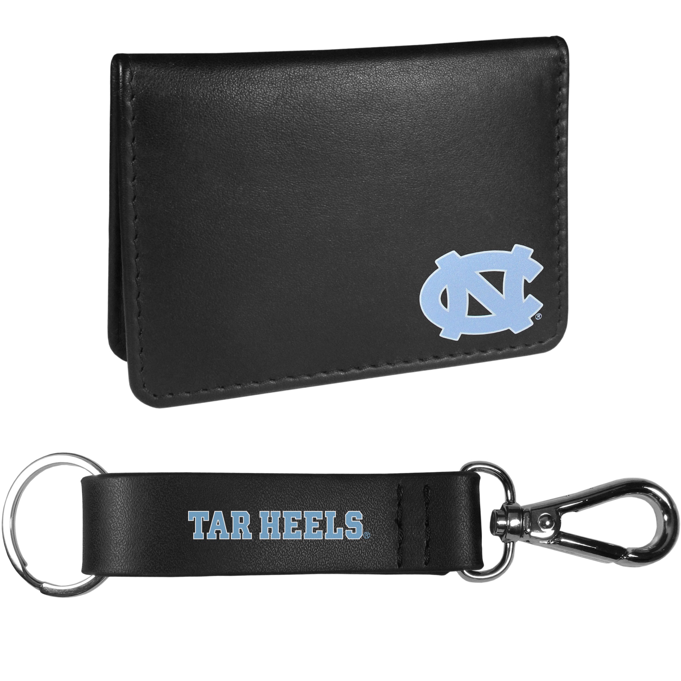 N. Carolina Tar Heels Weekend Bi-fold Wallet & Strap Key Chain