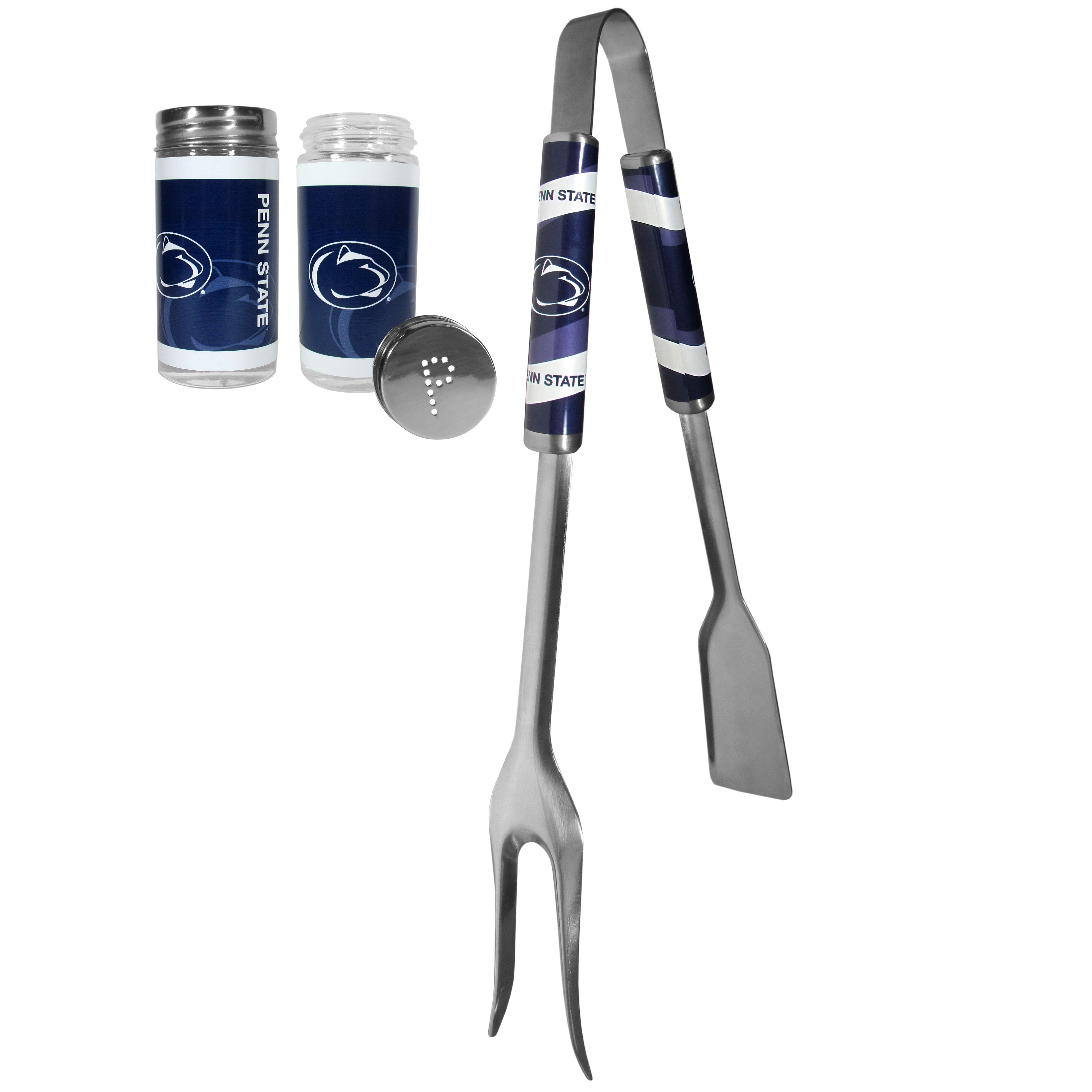 Penn St. Nittany Lions 3 in 1 BBQ Tool and Salt & Pepper Shaker