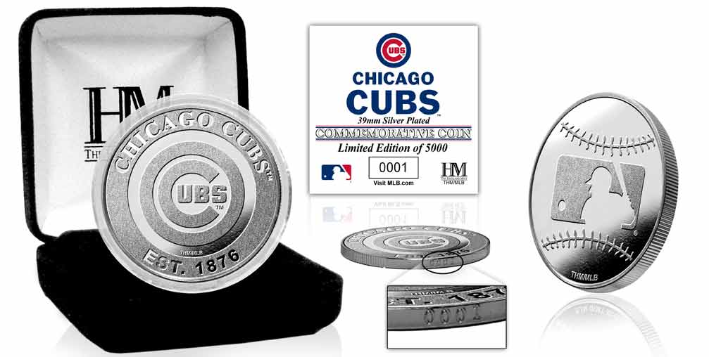 Chicago Cubs Silver Coin - Sports Collectibles, Sports Memorabilia, Sports Fan Shop, Sports Gifts