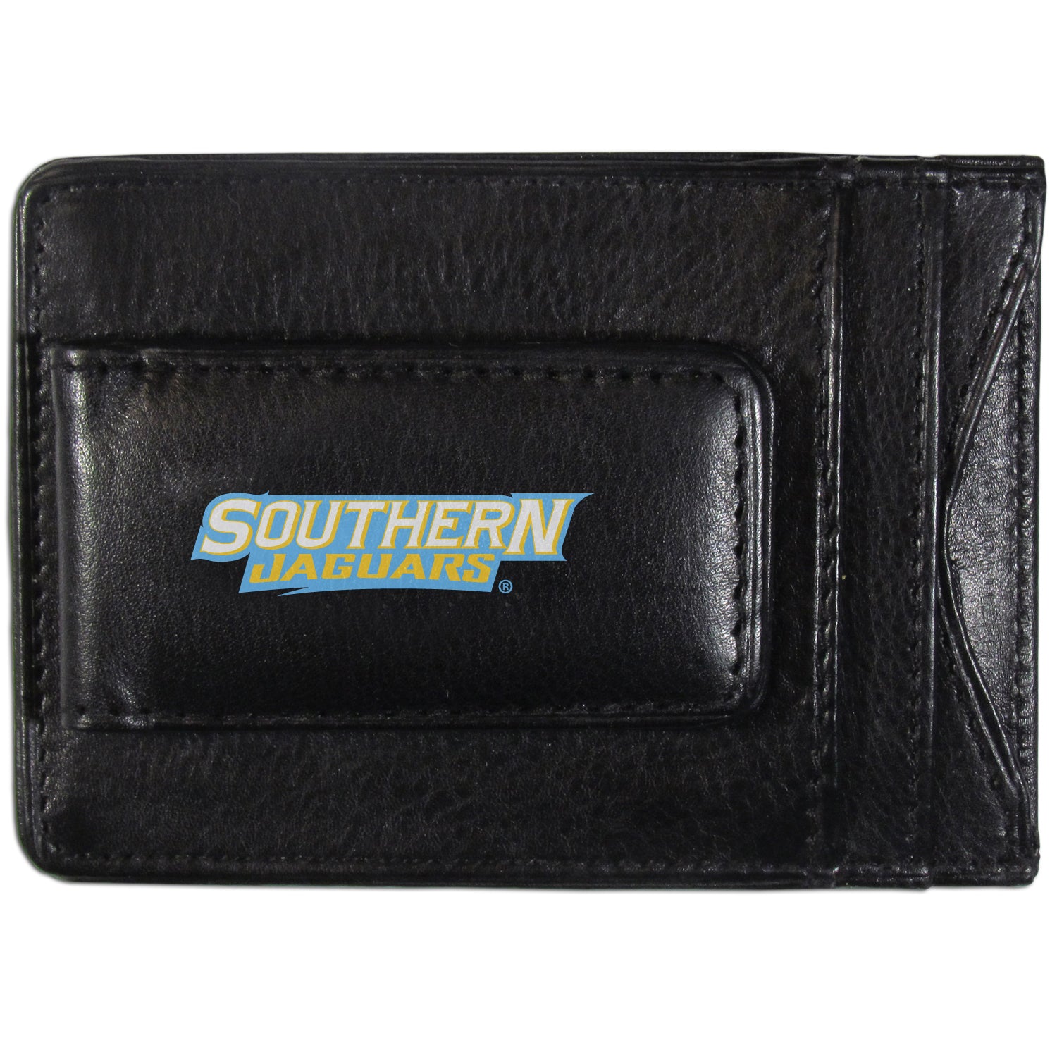 Southern University Jaguars Logo Leather Cash and Cardholder