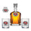Western Kentucky University Capitol Decanter with 2 Glasses - Sports Collectibles, Sports Memorabilia, Sports Fan Shop, Sports Gifts
