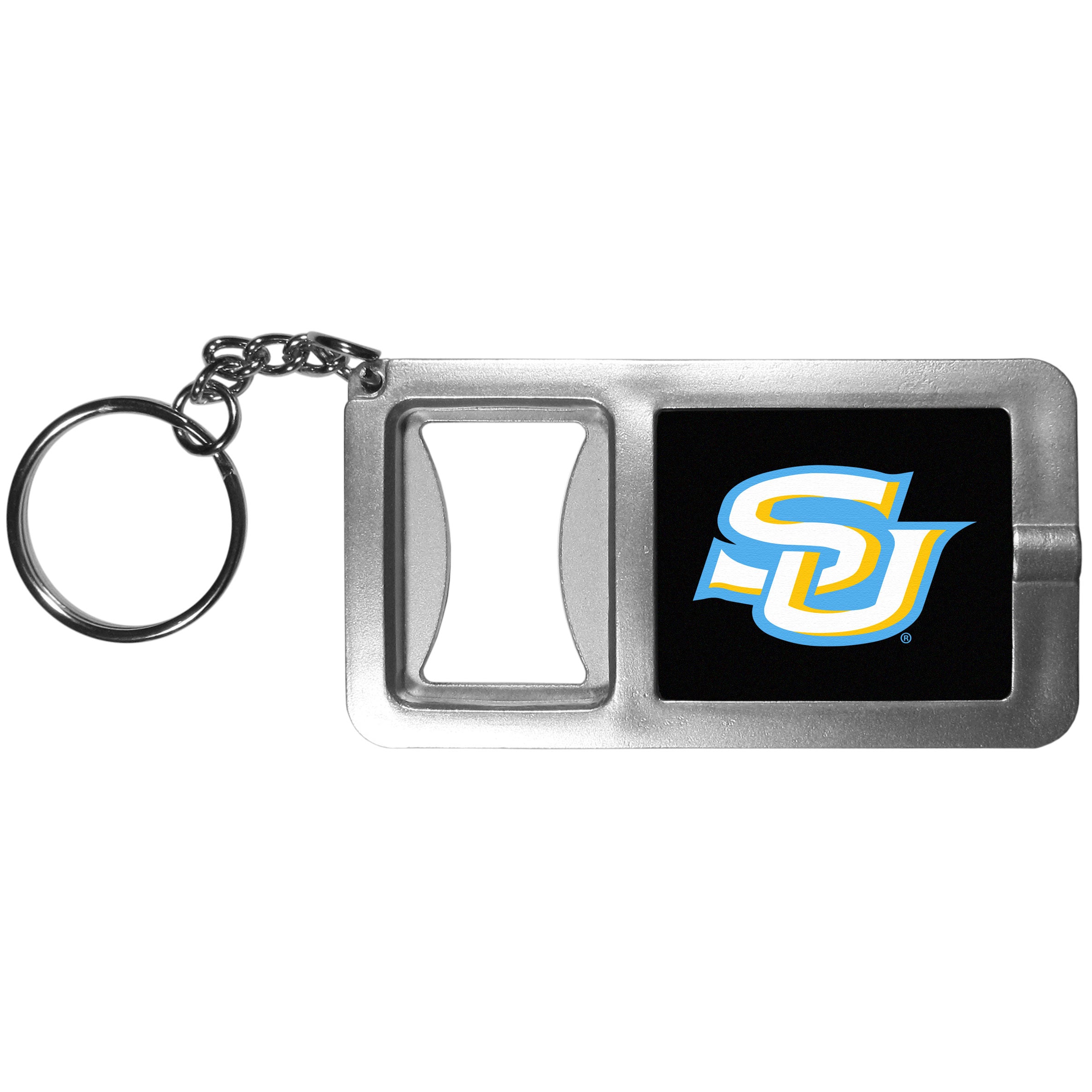Southern University Jaguars Flashlight Key Chain with Bottle Opener