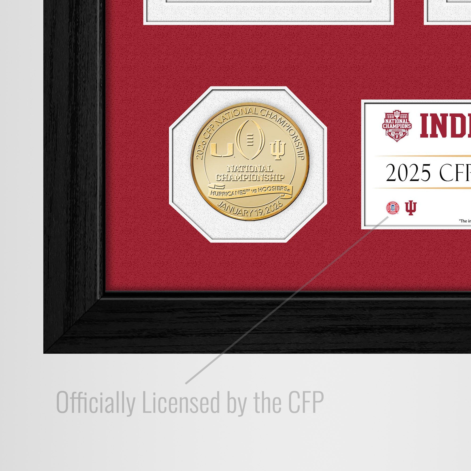 Indiana Hoosiers 2025-26 CFP National Champions Road to the Championship Bronze Coin Photo Mint - Sports Gifts, Sports Memorabilia, Sports Collectibles, Fan Shop