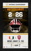 Indiana University 2025-26 CFP National Champions Game Day Frame