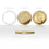 Indiana Hoosiers 2025-26 CFP National Champions Gold Plated Coin - Sports Gifts, Sports Memorabilia, Sports Collectibles, Fan Shop