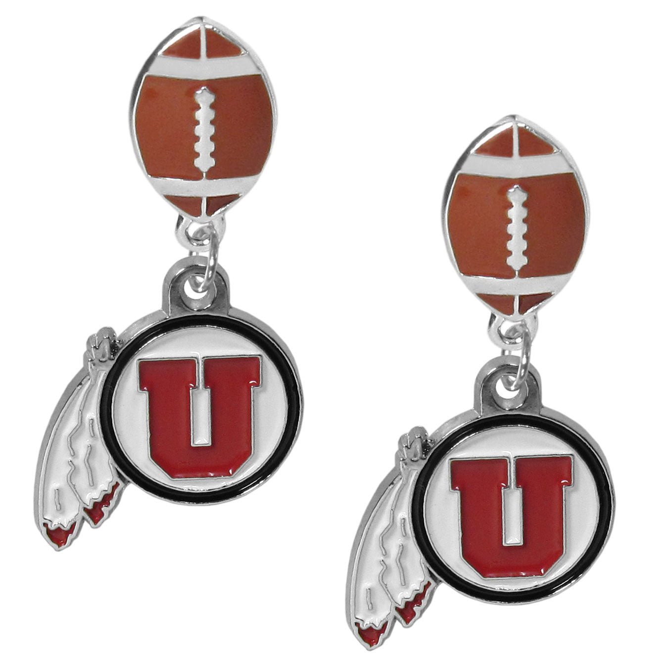 Utah Utes Football Stud Earrings