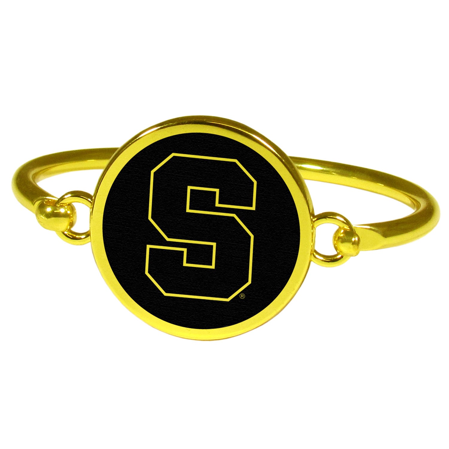 Syracuse Orange Gold Tone Bangle Bracelet