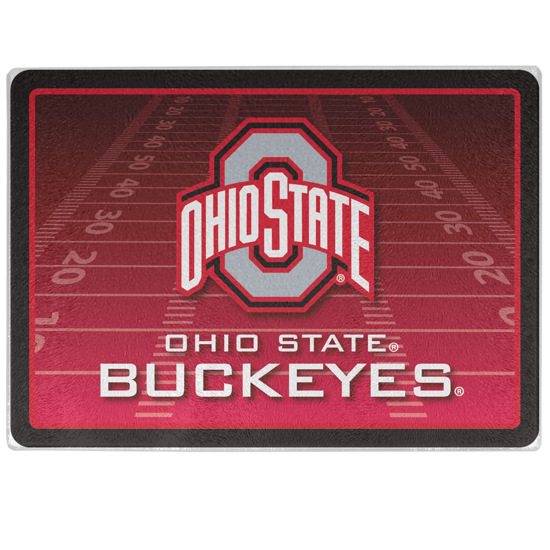 Ohio St. Buckeyes Glass Cutting Board