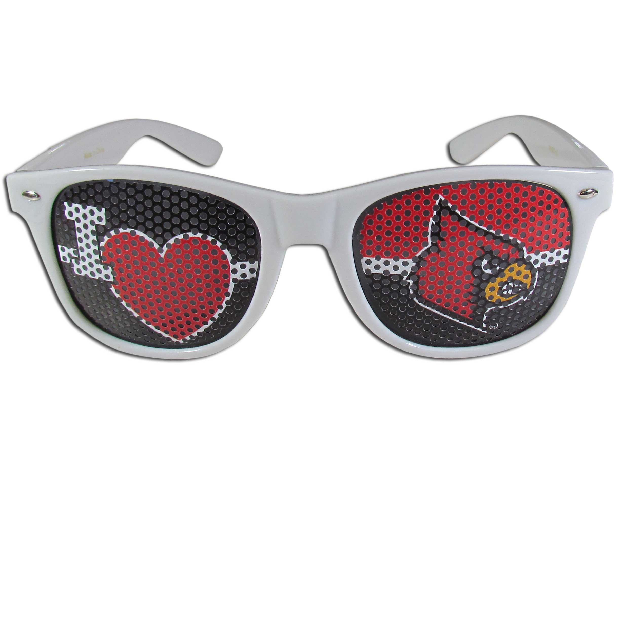 Louisville Cardinals I Heart Game Day Shades