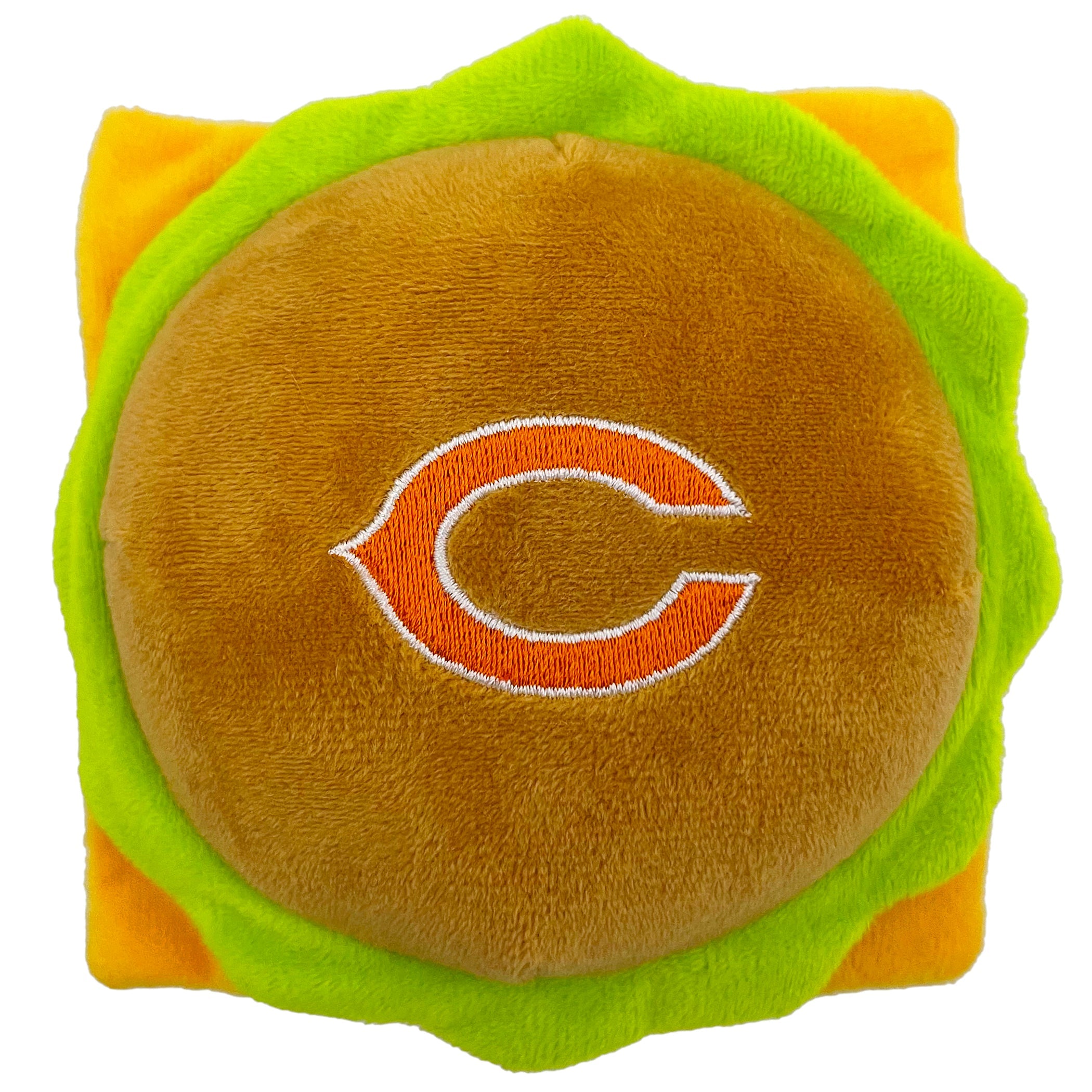 Chicago Bears Hamburger Toy by Pets First - Sports Collectibles, Sports Memorabilia, Sports Fan Shop, Sports Gifts