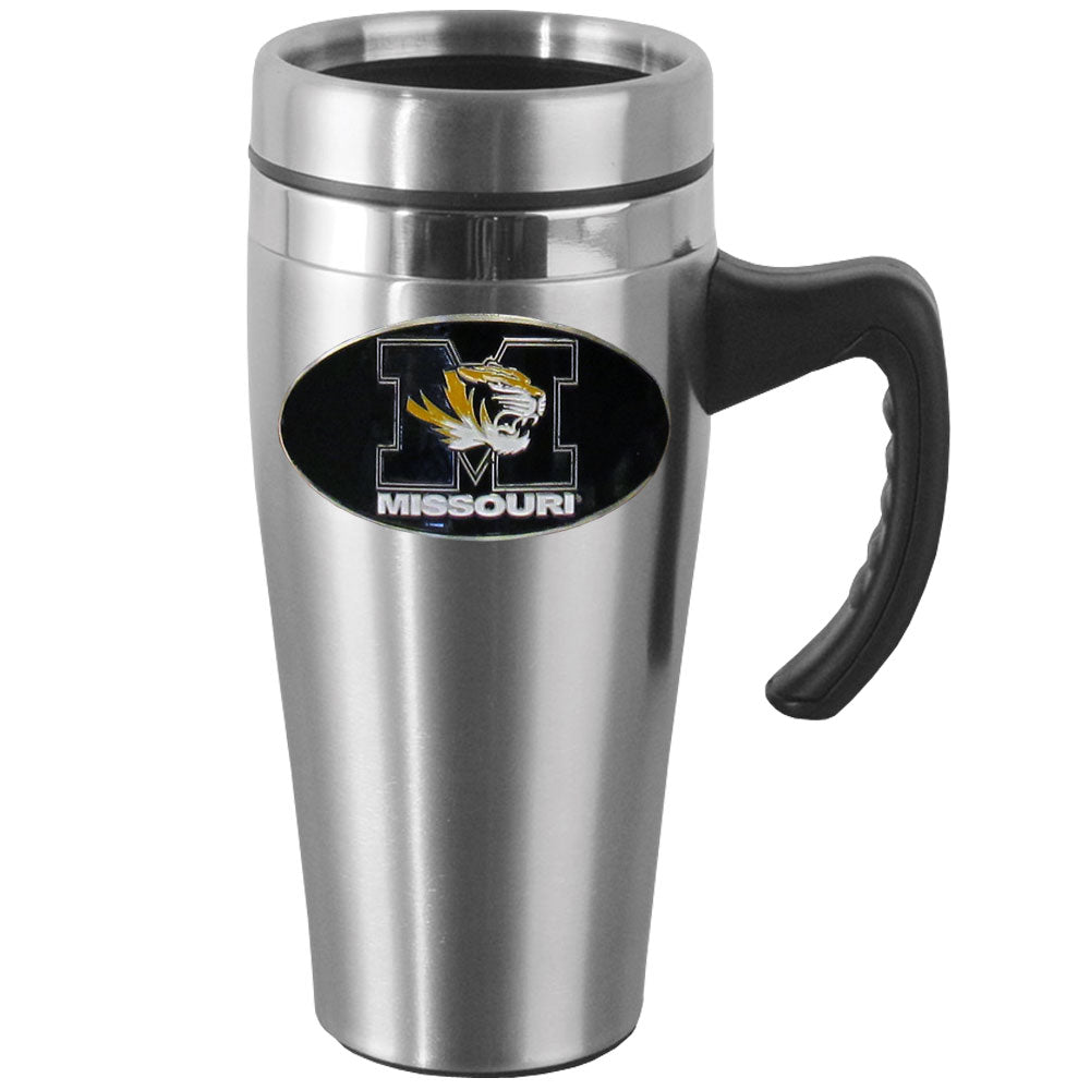 Missouri Tigers Steel Travel Mug w/Handle