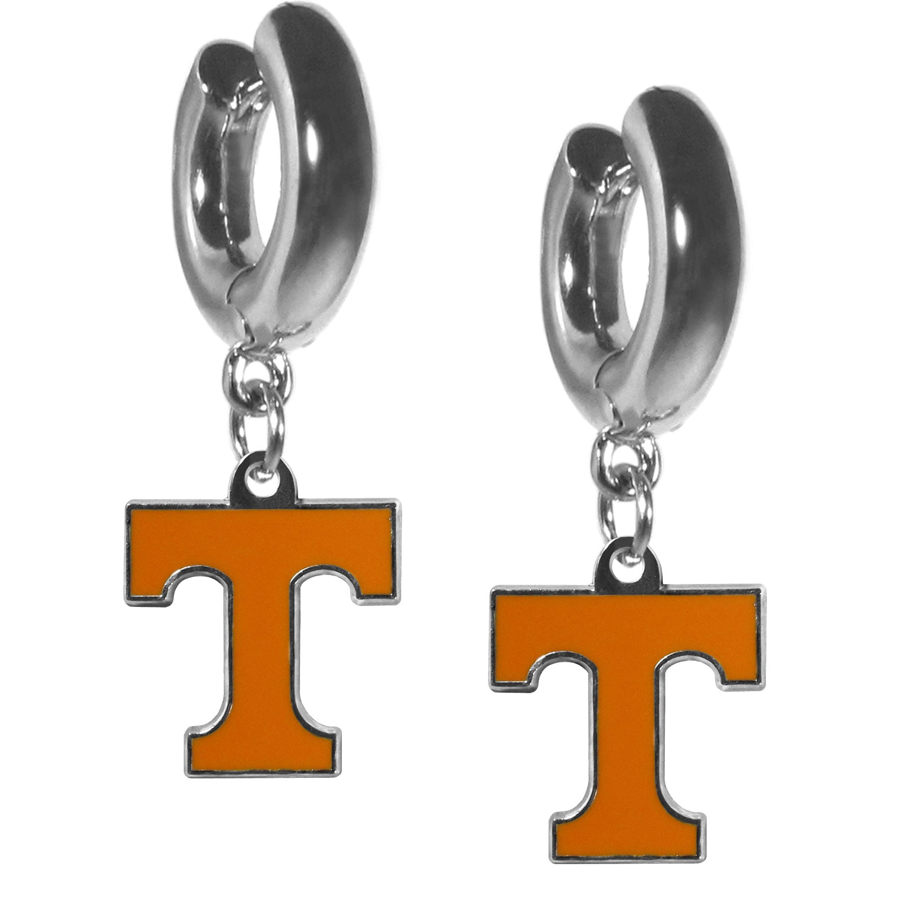 Tennessee Volunteers Huggie Hoop Earrings - Sports Gifts, Sports Memorabilia, Sports Collectibles, Fan Shop