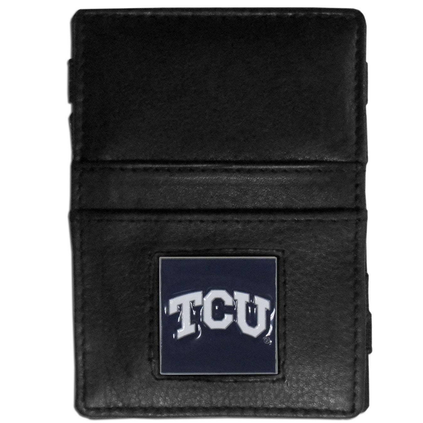 TCU Horned Frogs Leather Jacob's Ladder Wallet (SSKG)