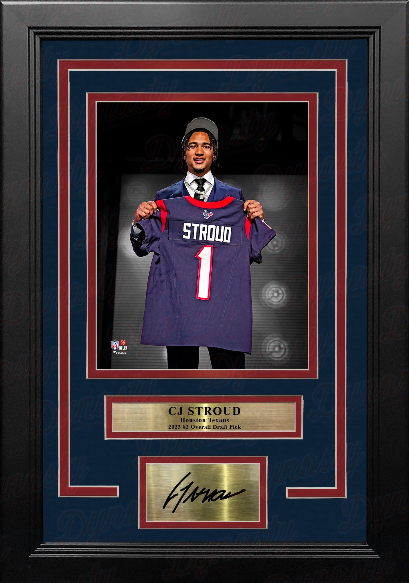 CJ Stroud Houston Texans 8" x 10" Framed Draft Football Photo with Engraved Autograph - Sports Collectibles, Sports Memorabilia, Sports Fan Shop, Sports Gifts