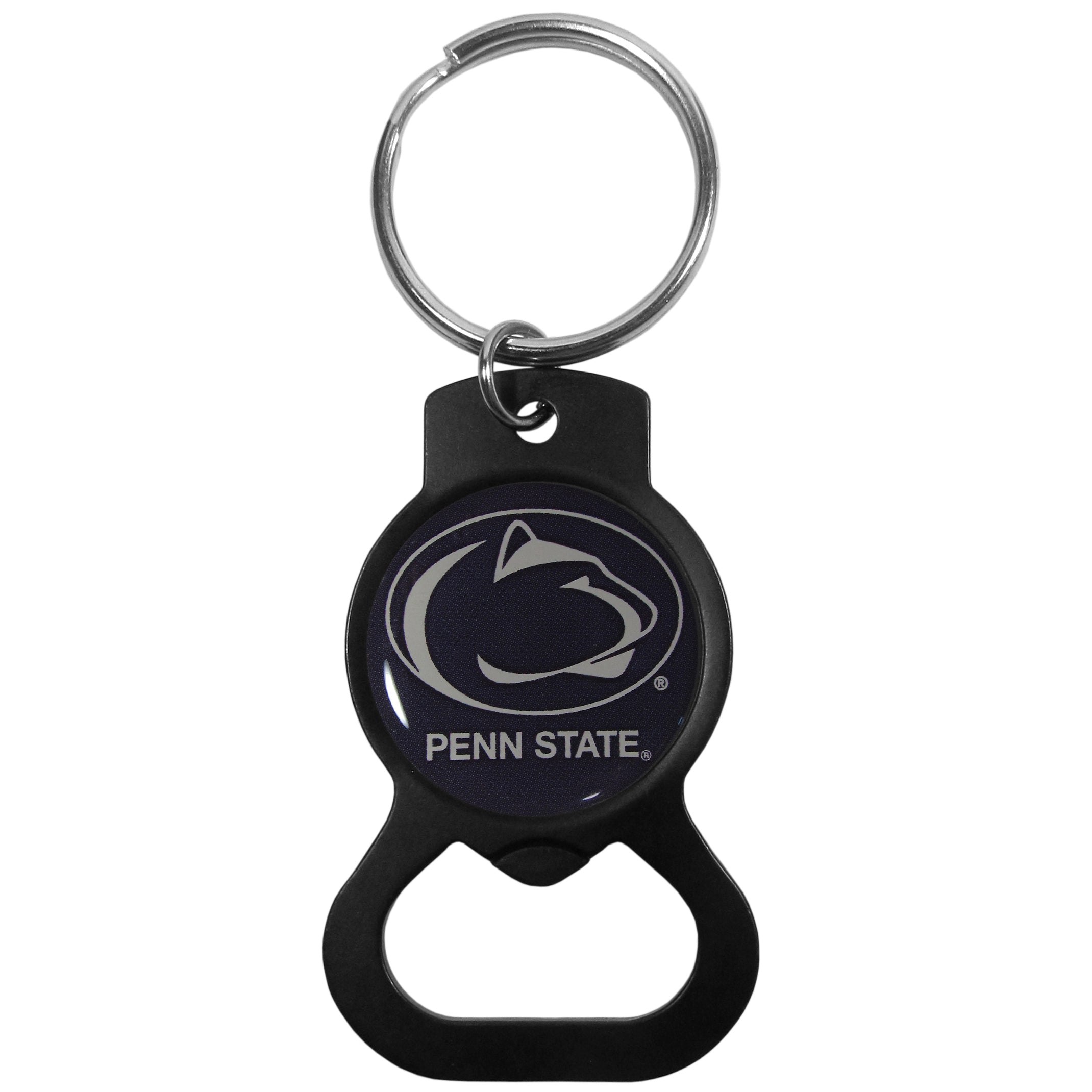 Penn St. Nittany Lions Bottle Opener Key Chain, Black