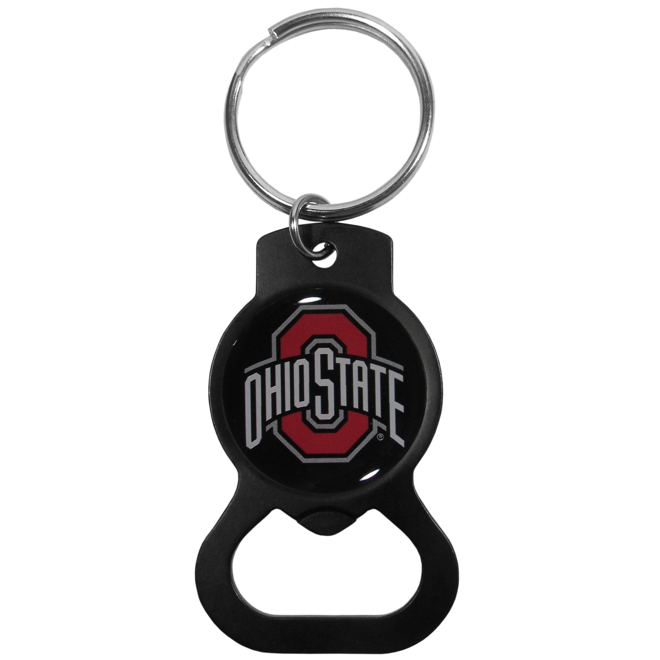 Ohio St. Buckeyes Bottle Opener Key Chain, Black