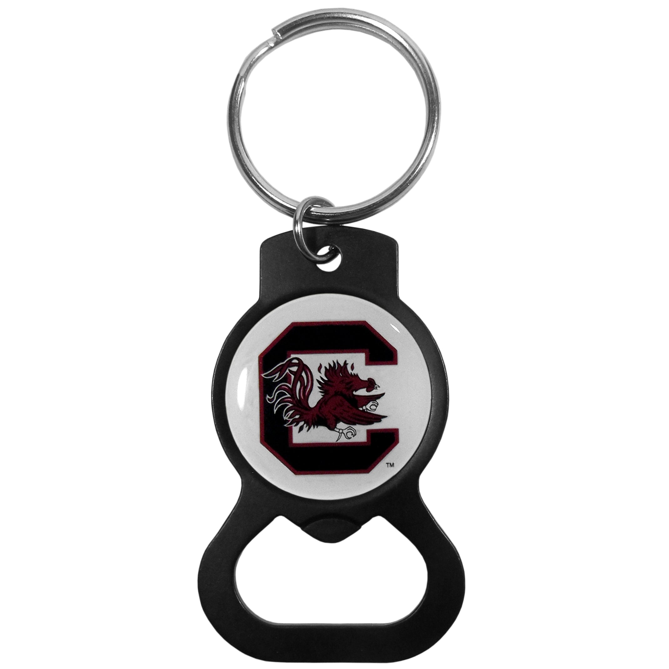 S. Carolina Gamecocks Bottle Opener Key Chain, Black