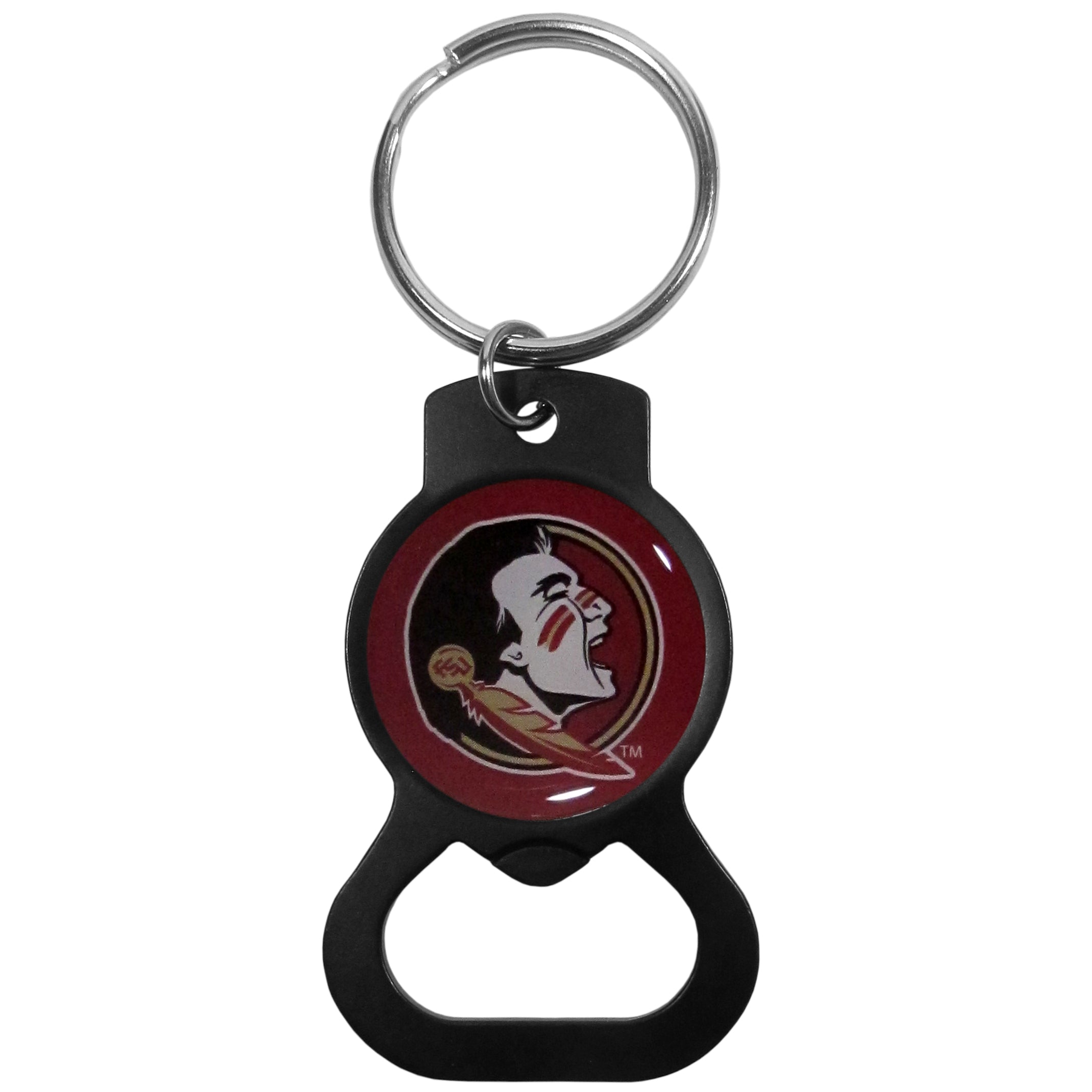Florida St. Seminoles Bottle Opener Key Chain, Black