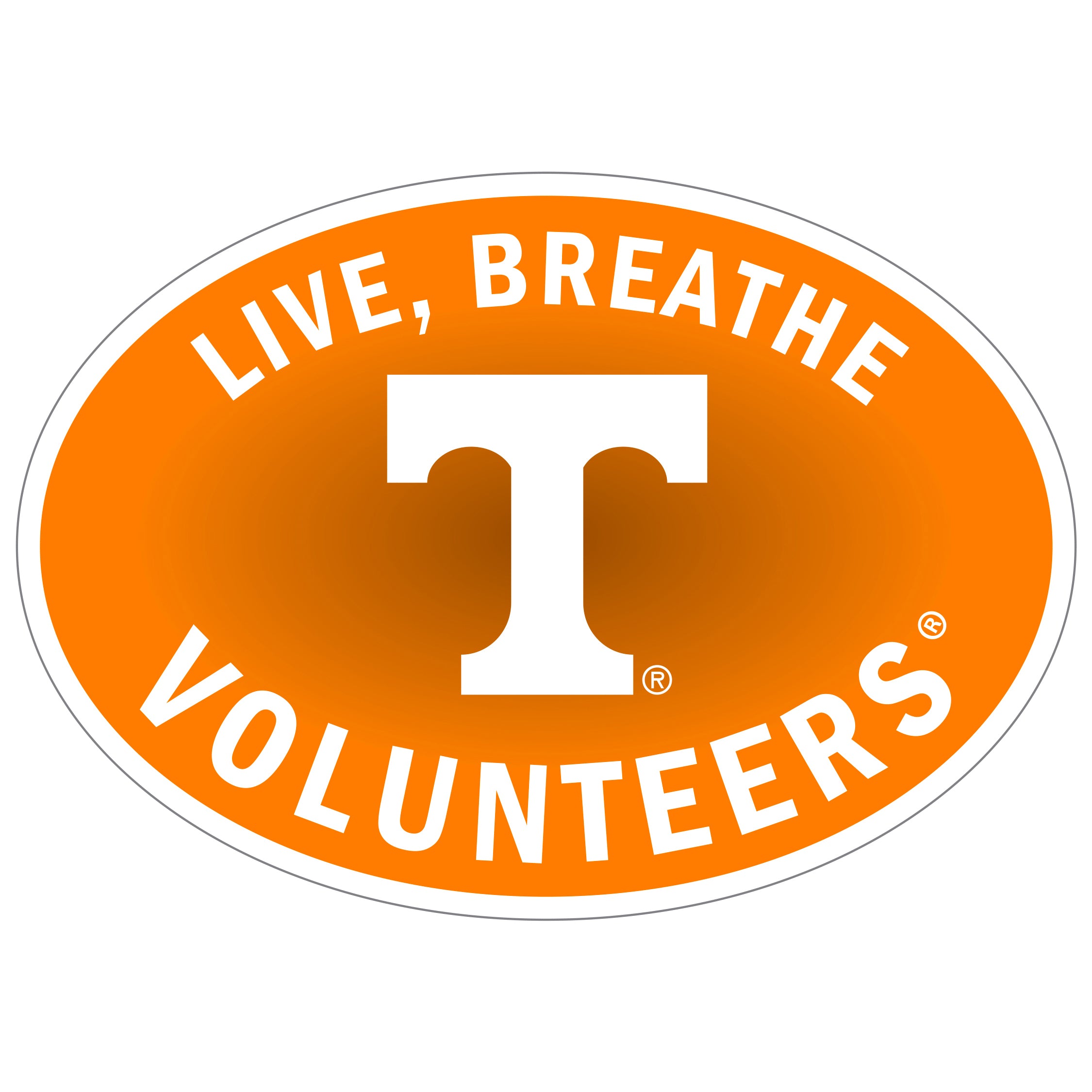 Tennessee Volunteers Live-Breath Auto Decal
