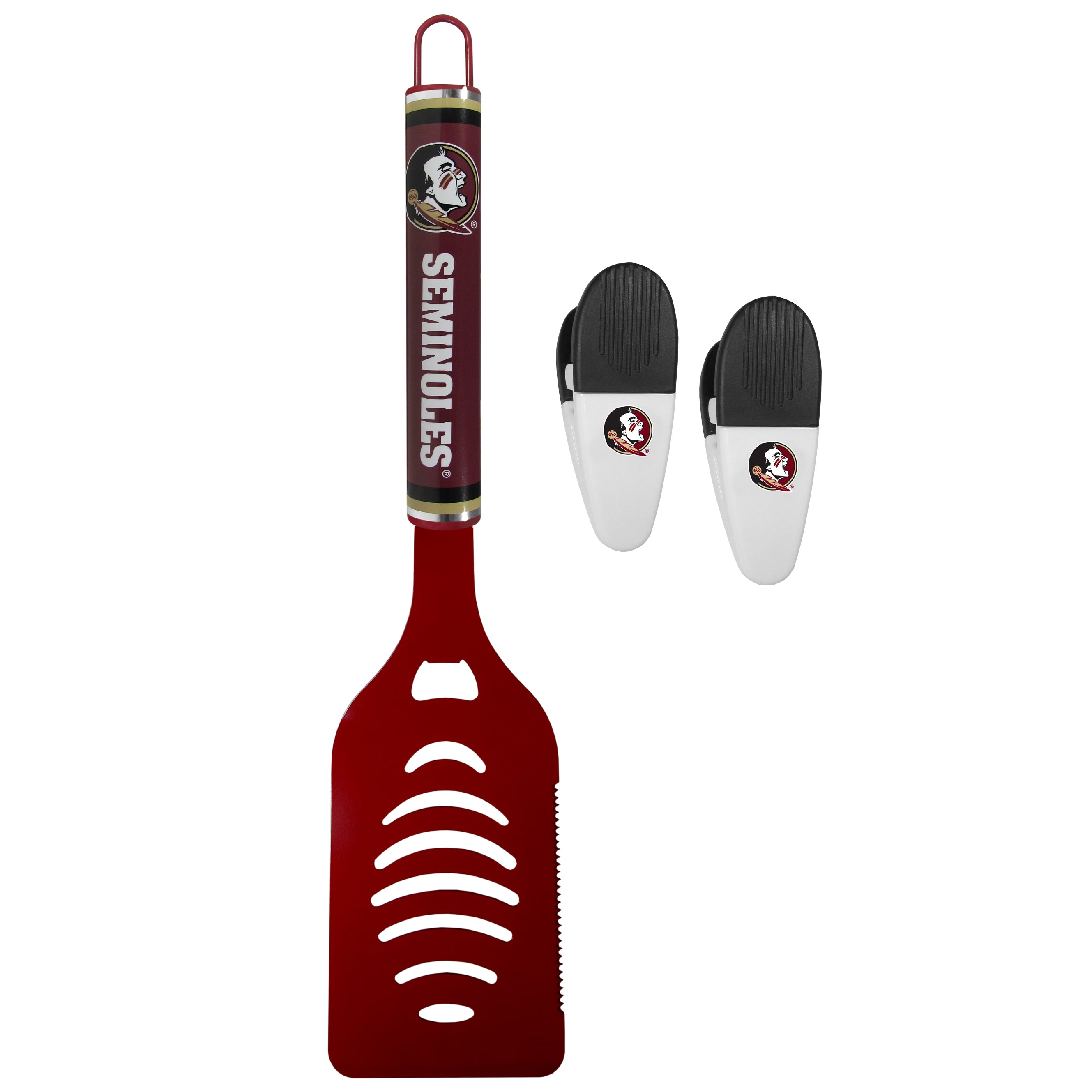 Florida St. Seminoles Logo Spatula/Chip Clips