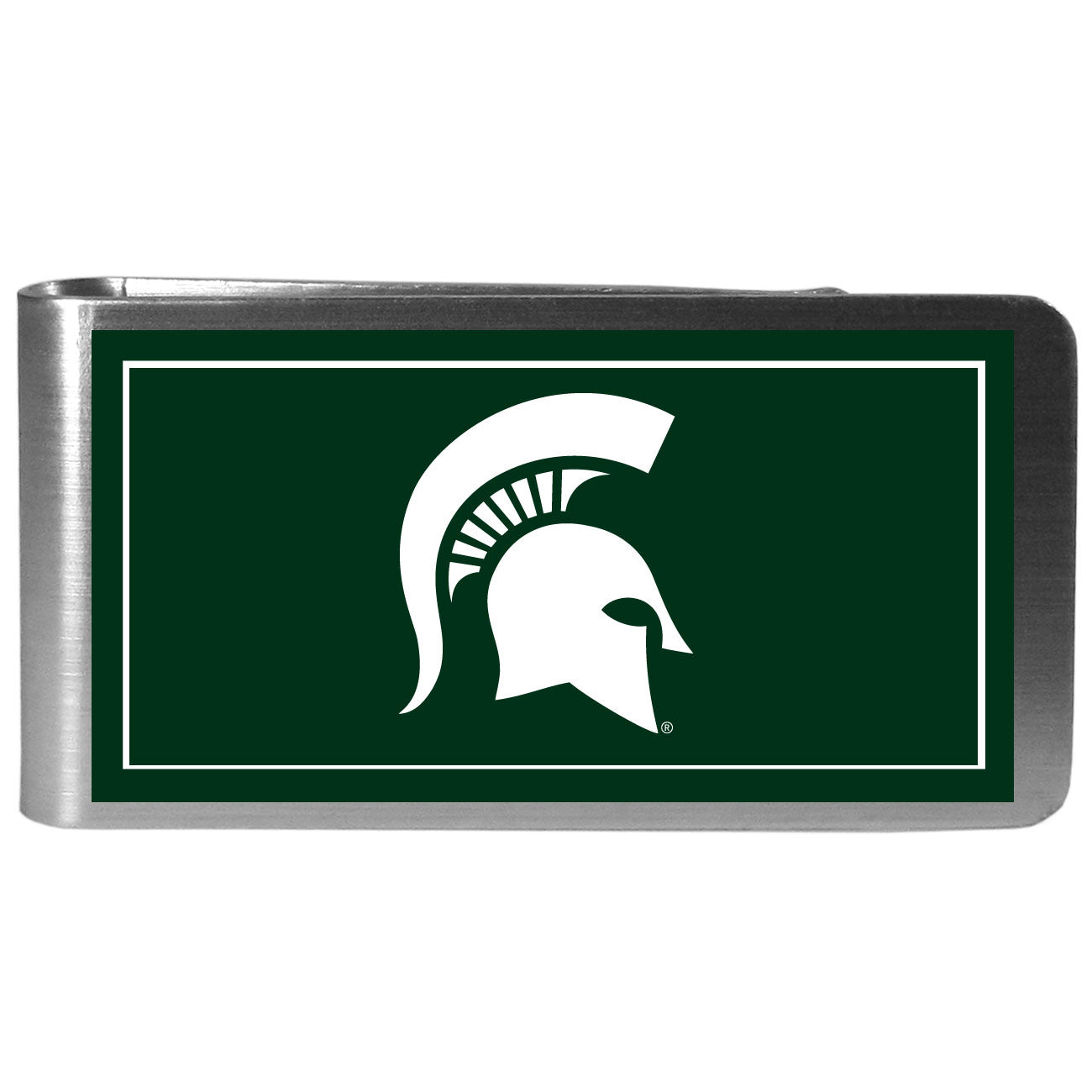 Michigan St. Spartans Steel Logo Money Clips