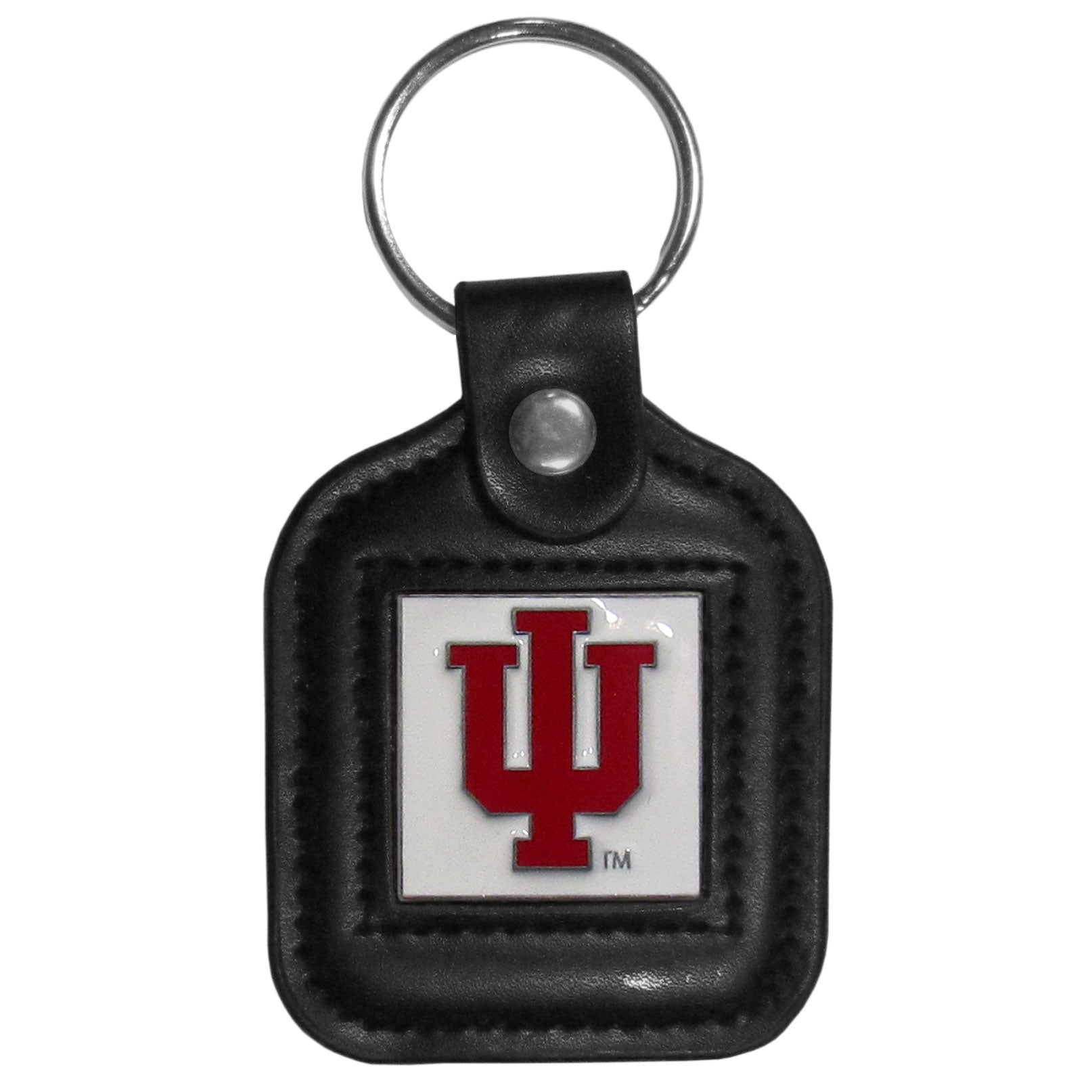 Indiana Hoosiers Square Leatherette Key Chain (SSKG)