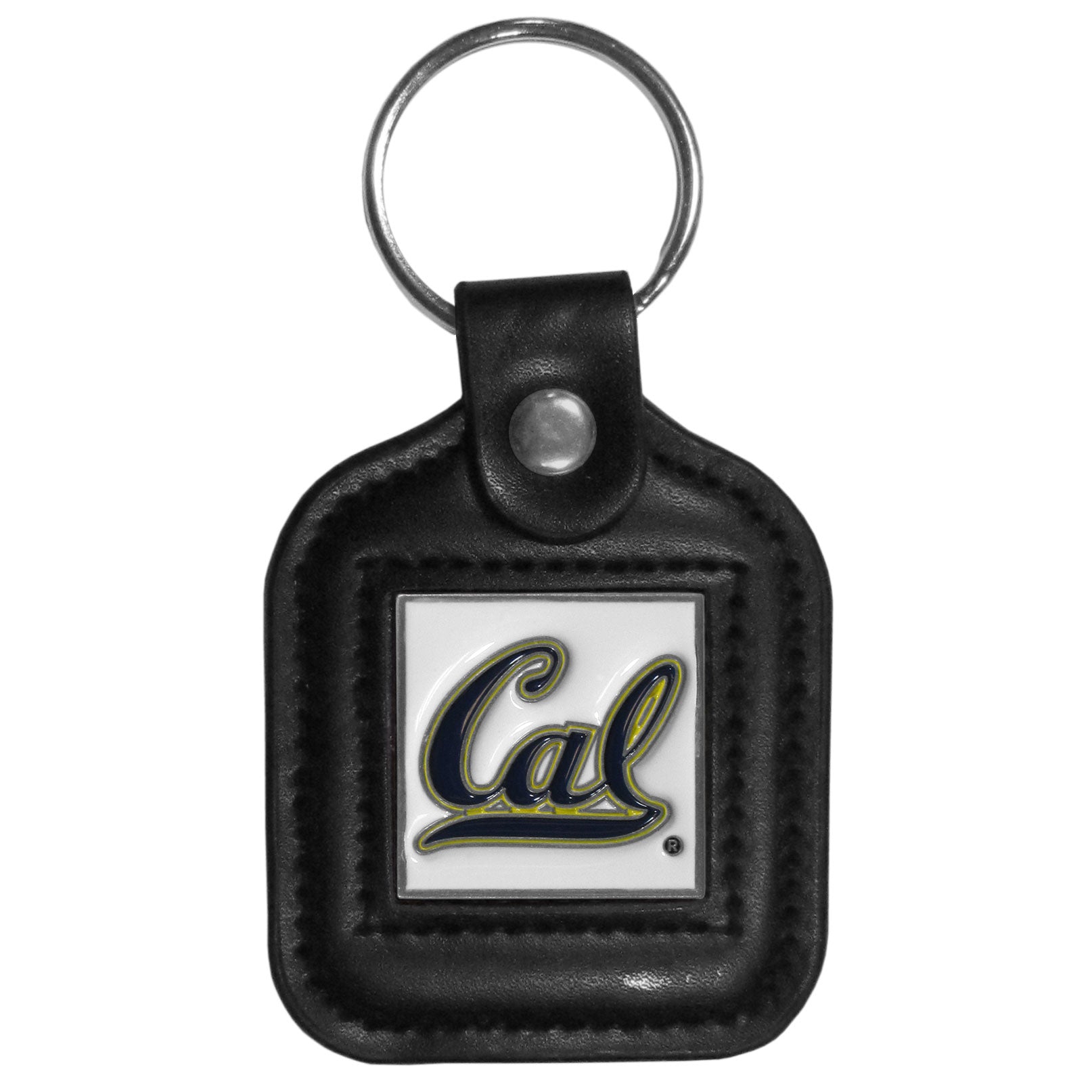 Cal Berkeley Bears Square Leatherette Key Chain (SSKG) - Sports Gifts, Sports Memorabilia, Sports Collectibles, Fan Shop