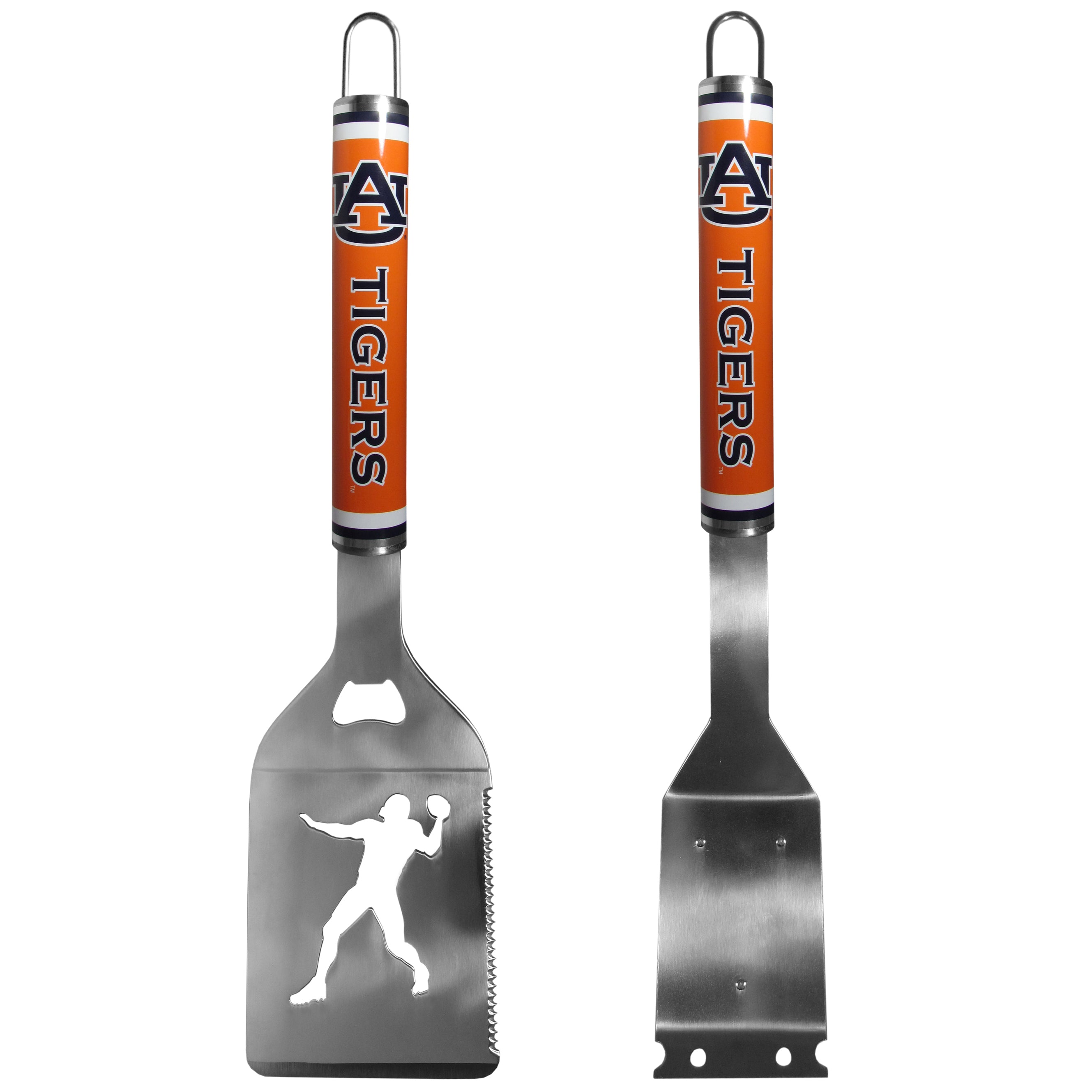 Auburn Tigers Logo Grill Brush/Scraper and Spatula