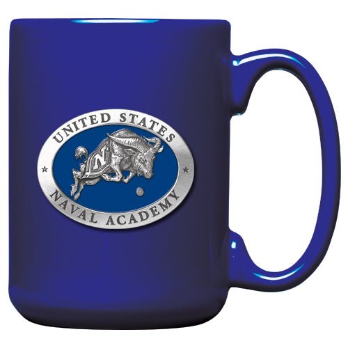 United States Naval Academy Goat Coffee Mug - Sports Gifts, Sports Memorabilia, Sports Collectibles, Fan Shop