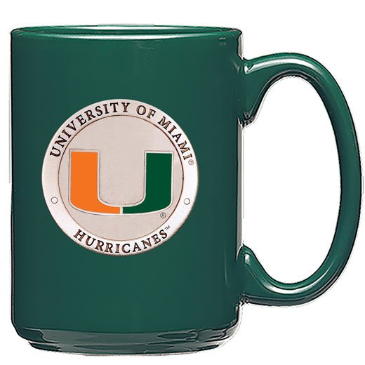University of Miami Coffee Mug - Sports Gifts, Sports Memorabilia, Sports Collectibles, Fan Shop