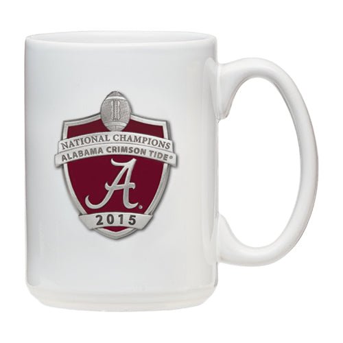 University of Alabama Crimson Tide National Champions 2015 Coffee Mug - Sports Gifts, Sports Memorabilia, Sports Collectibles, Fan Shop