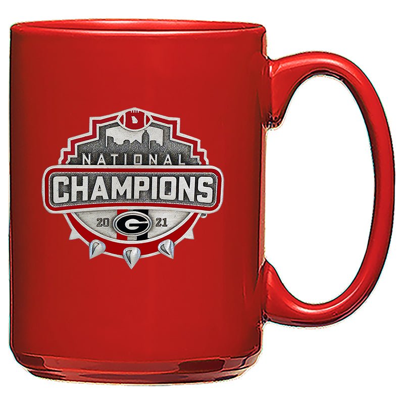 2021 Georgia Official Champion Logo Coffee Mug - Sports Gifts, Sports Memorabilia, Sports Collectibles, Fan Shop