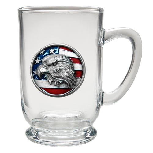 Eagle Head W/ Flag Coffee Mug - Sports Collectibles, Sports Memorabilia, Sports Fan Shop, Sports Gifts