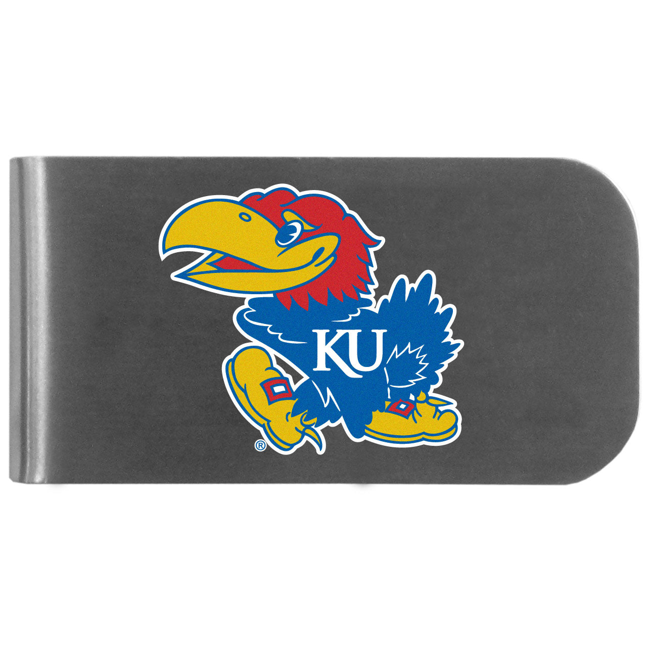 Kansas Jayhawks Logo Bottle Opener Money Clip