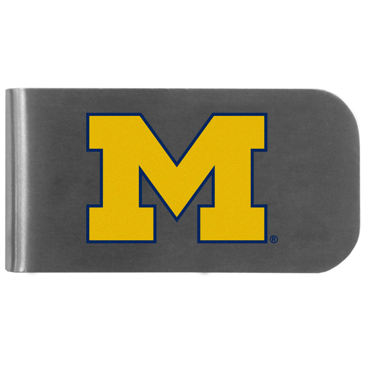 Michigan Wolverines Logo Bottle Opener Money Clip