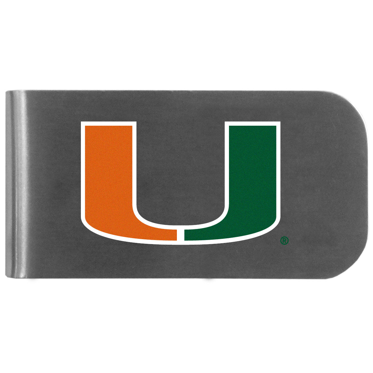 Miami Hurricanes Logo Bottle Opener Money Clip