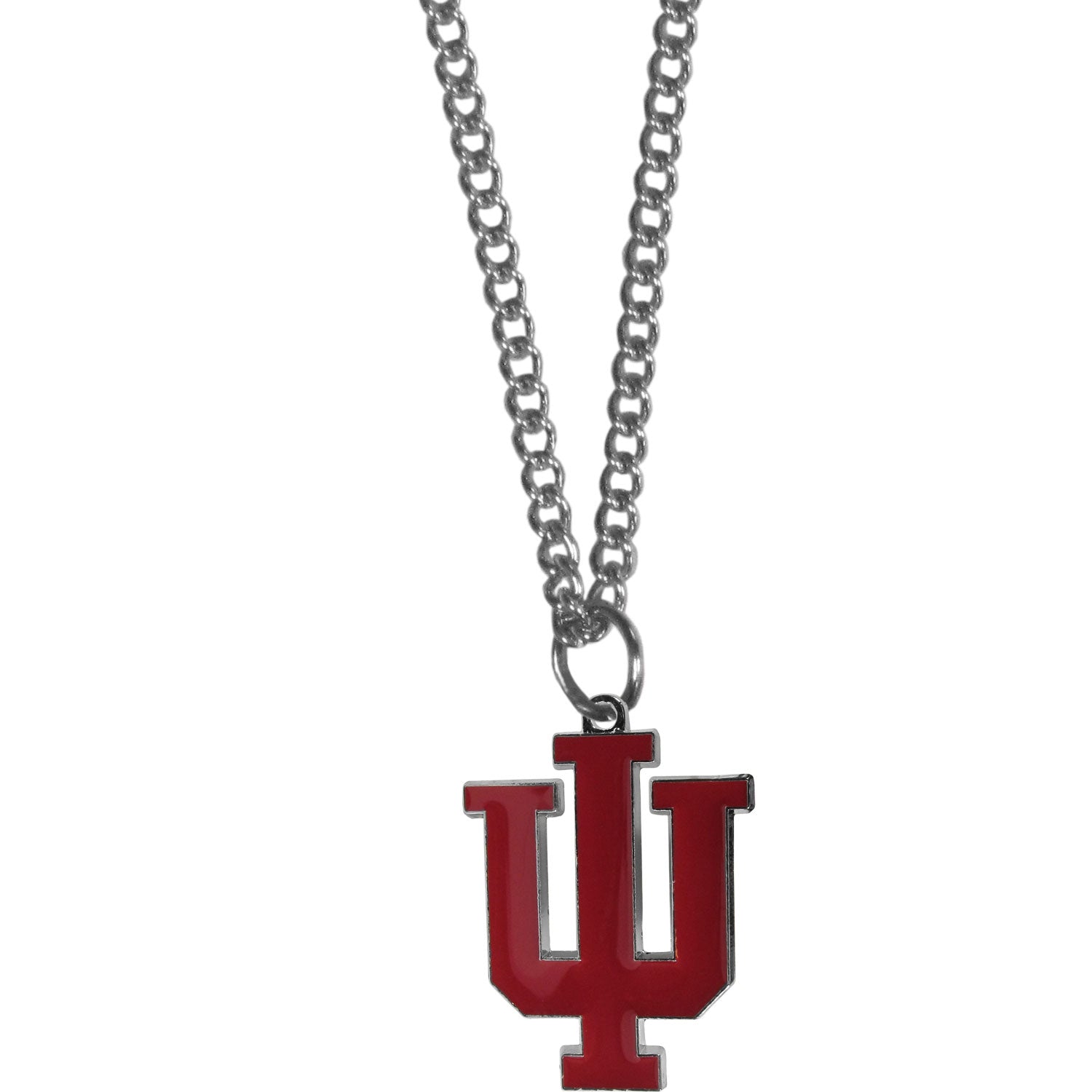 Indiana Hoosiers Chain Necklace with Small Charm (SSKG)