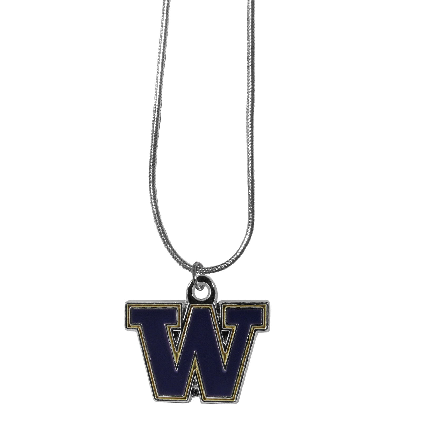 Washington Huskies Snake Chain Necklace
