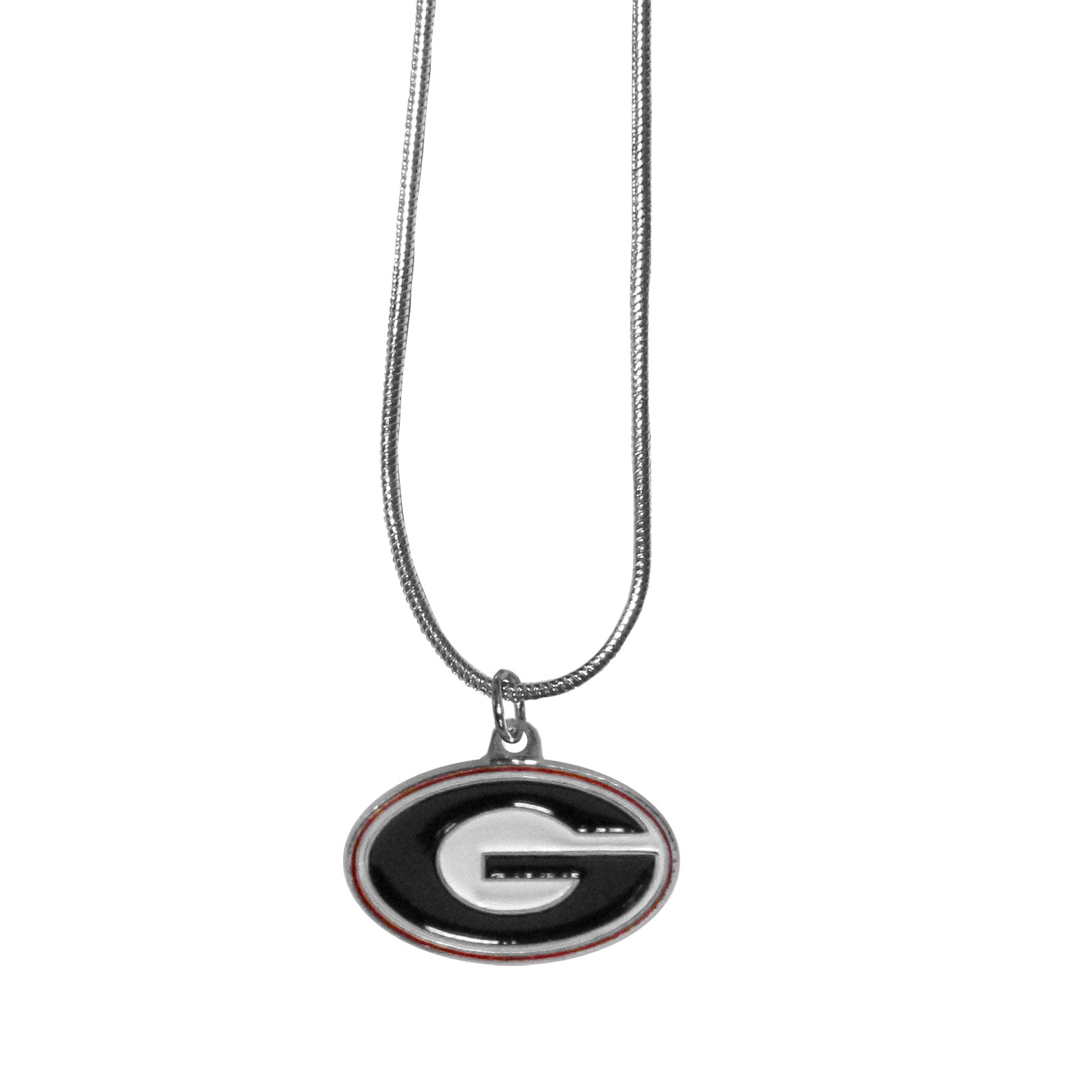Georgia Bulldogs Snake Chain Necklace