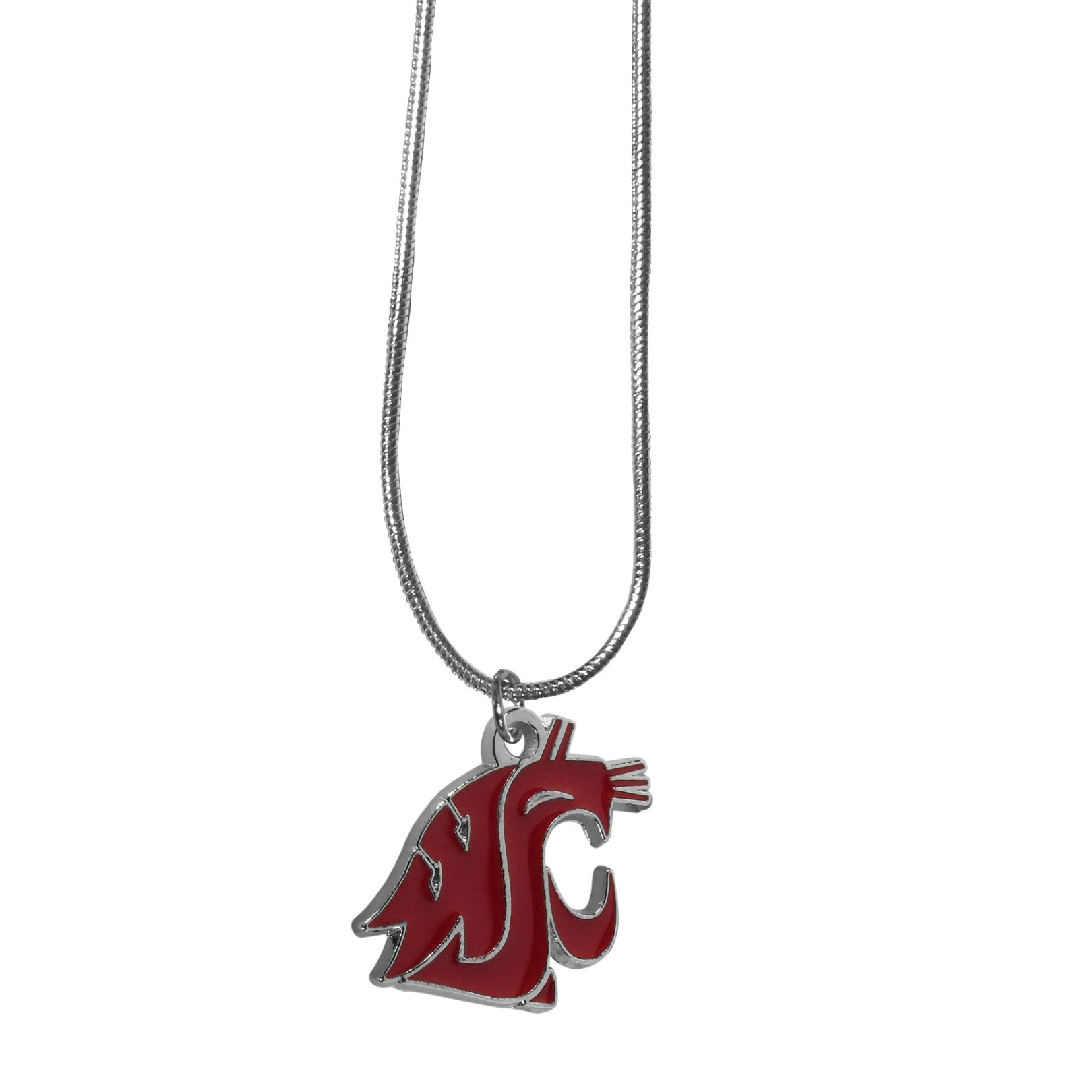 Washington St. Cougars Snake Chain Necklace