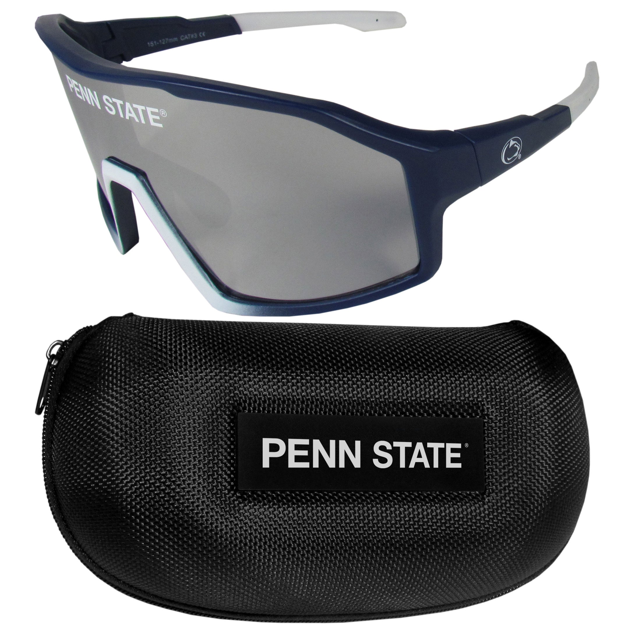 Penn St. Nittany Lions Shield Sunglasses with Case