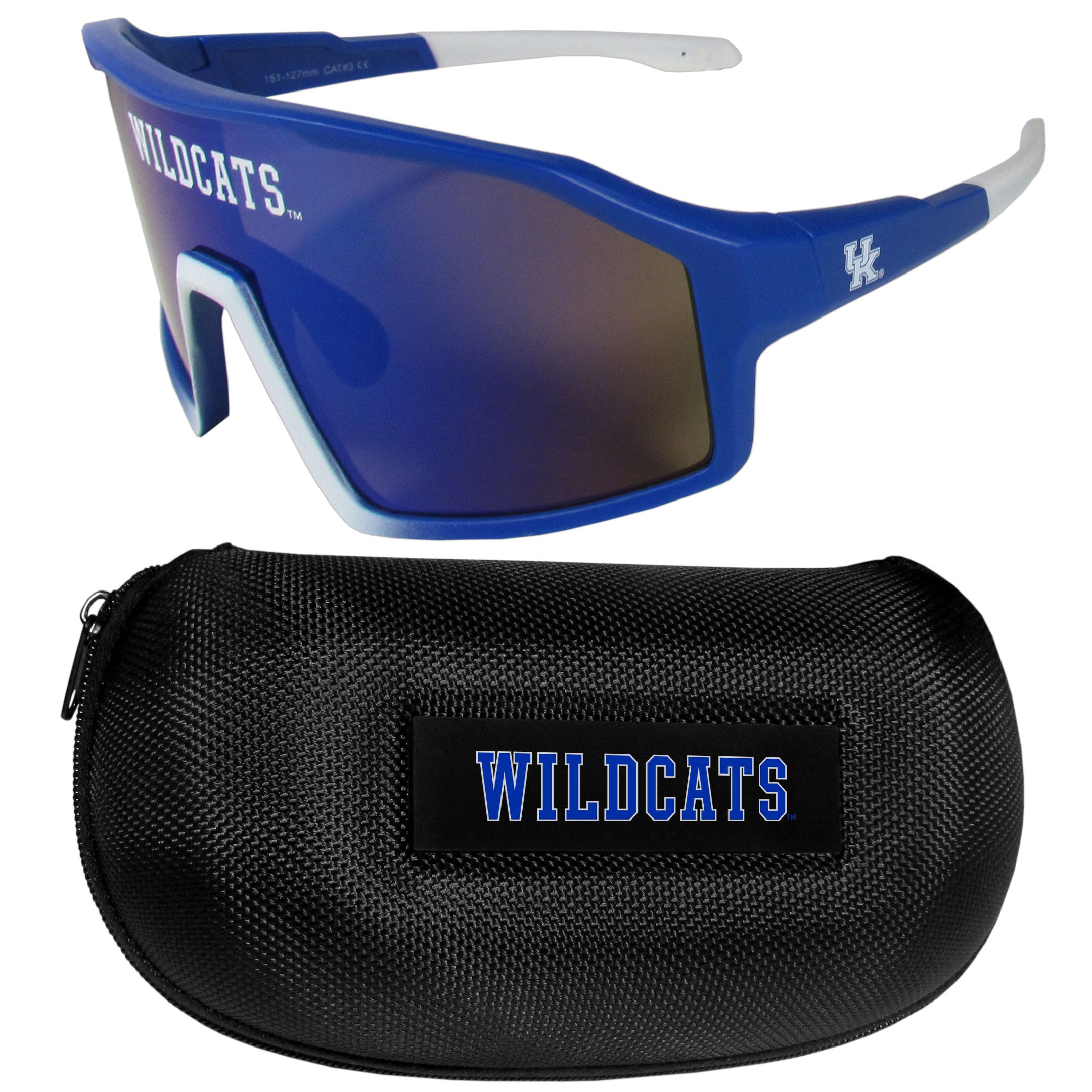 Kentucky Wildcats Shield Sunglasses with Case