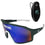Michigan St. Spartans Shield Sunglasses with Visor Clip